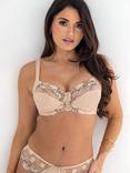 Pour Moi Sofia Side Support Underwired Bra, Latte
