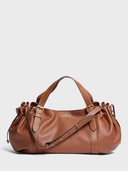 Gerard Darel Le 24H Leather Shoulder Bag, Tan, Tan