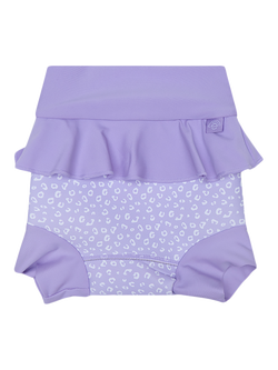 Swim Essentials Baby UV Swim Nappy, Lila Leopard, Lila Leopard