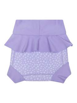 Swim Essentials Baby UV Swim Nappy, Lila Leopard - view 2, Lila Leopard