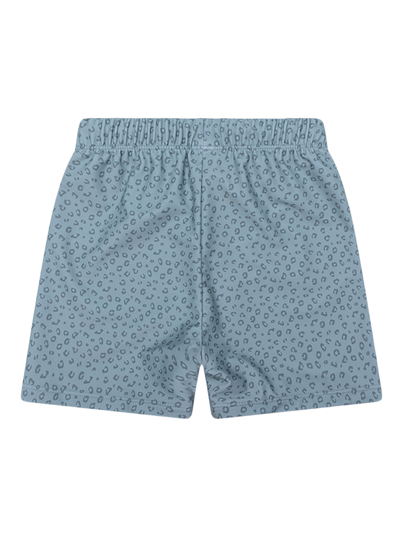 Product image 2 of 6, which shows Swim Essentials Kids' UV Swim Shorts, Green Leopard, 1-2 years