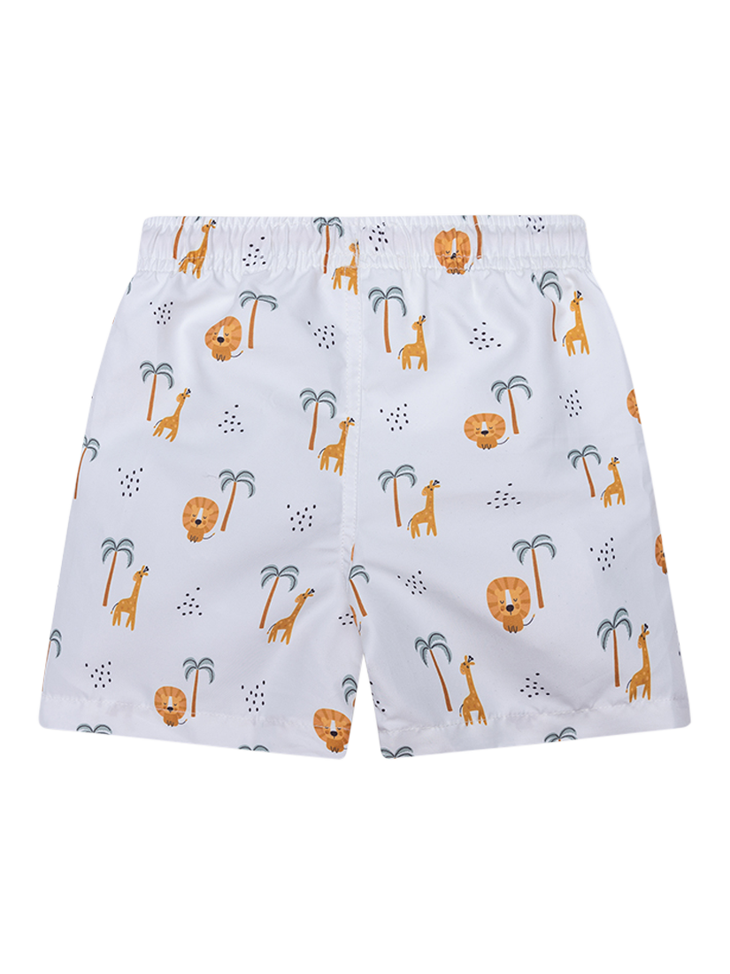 Product image 2 of 3, which shows Swim Essentials Kids' UV Fitted Swim Shorts, Jungle, 1-2 years