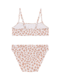 Swim Essentials Kids' UV Bikini, Offwhite Leopard