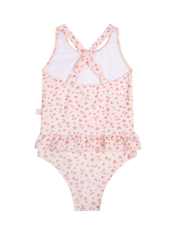 Swim Essentials Kids' UV Swimsuit, Pink Leopard - view 2, Pink Leopard