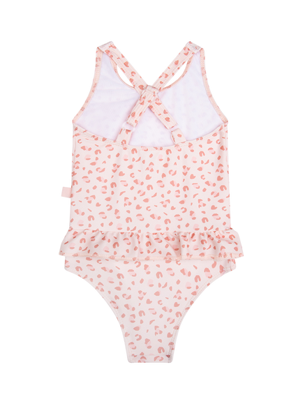 Swim Essentials Kids' UV Swimsuit, Pink Leopard - view 2, Pink Leopard