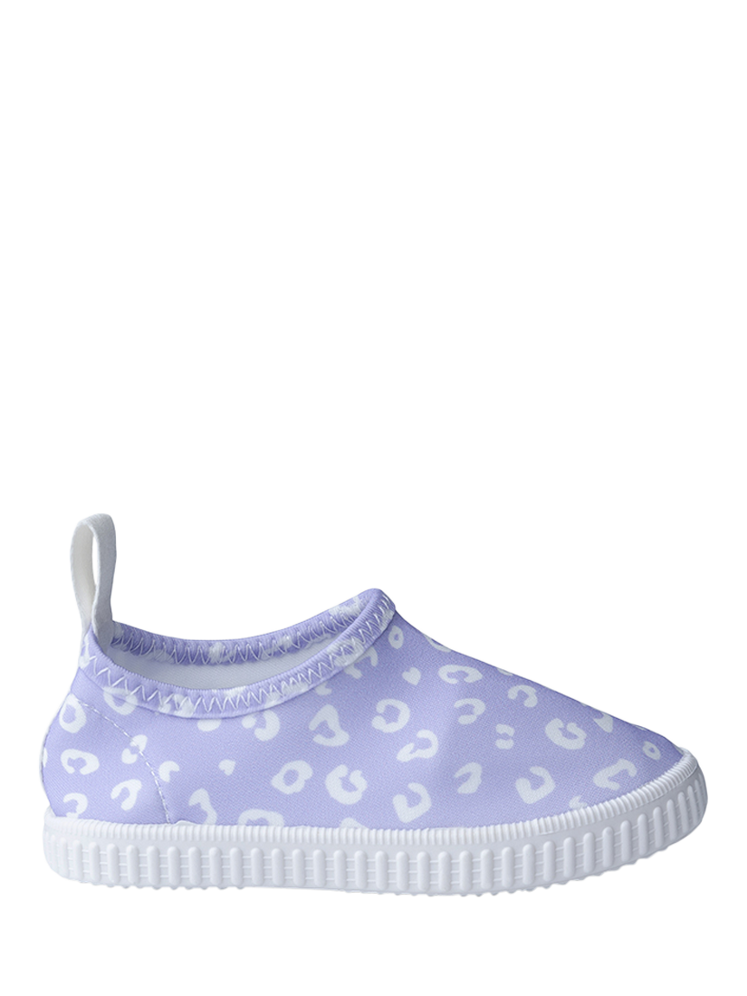 Product image 1 of 10, which shows Swim Essentials Kids' Water-Shoes , Lila Leopard, EU24