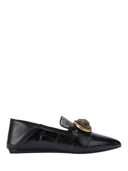 Kurt Geiger London Chelsea Point Slip On Ballerina Pumps, Black, Black