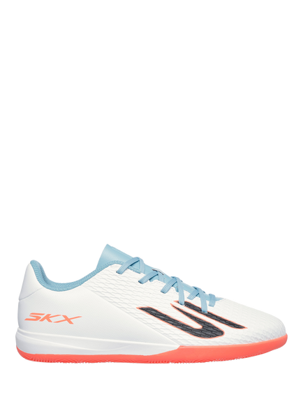 Skechers Kids' Soccer SKX_2 Youth IC Football Boots, White/Turquoise
