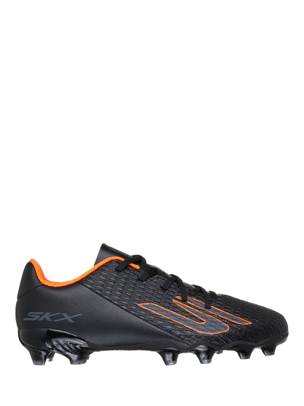 Skechers Kids' Soccer SKX_2 Youth MG Football Boots, Black/Orange