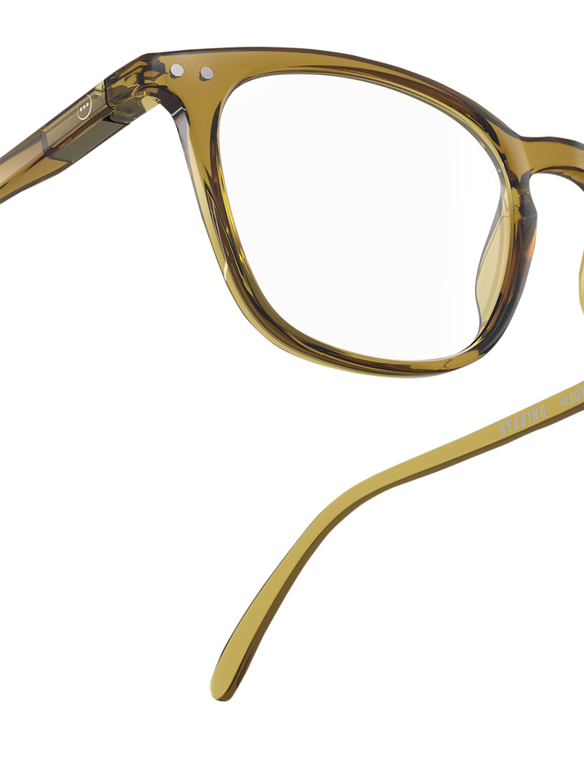 Product image 3 of 5, which shows IZIPIZI Golden Reading Glasses, Green Gold, 1