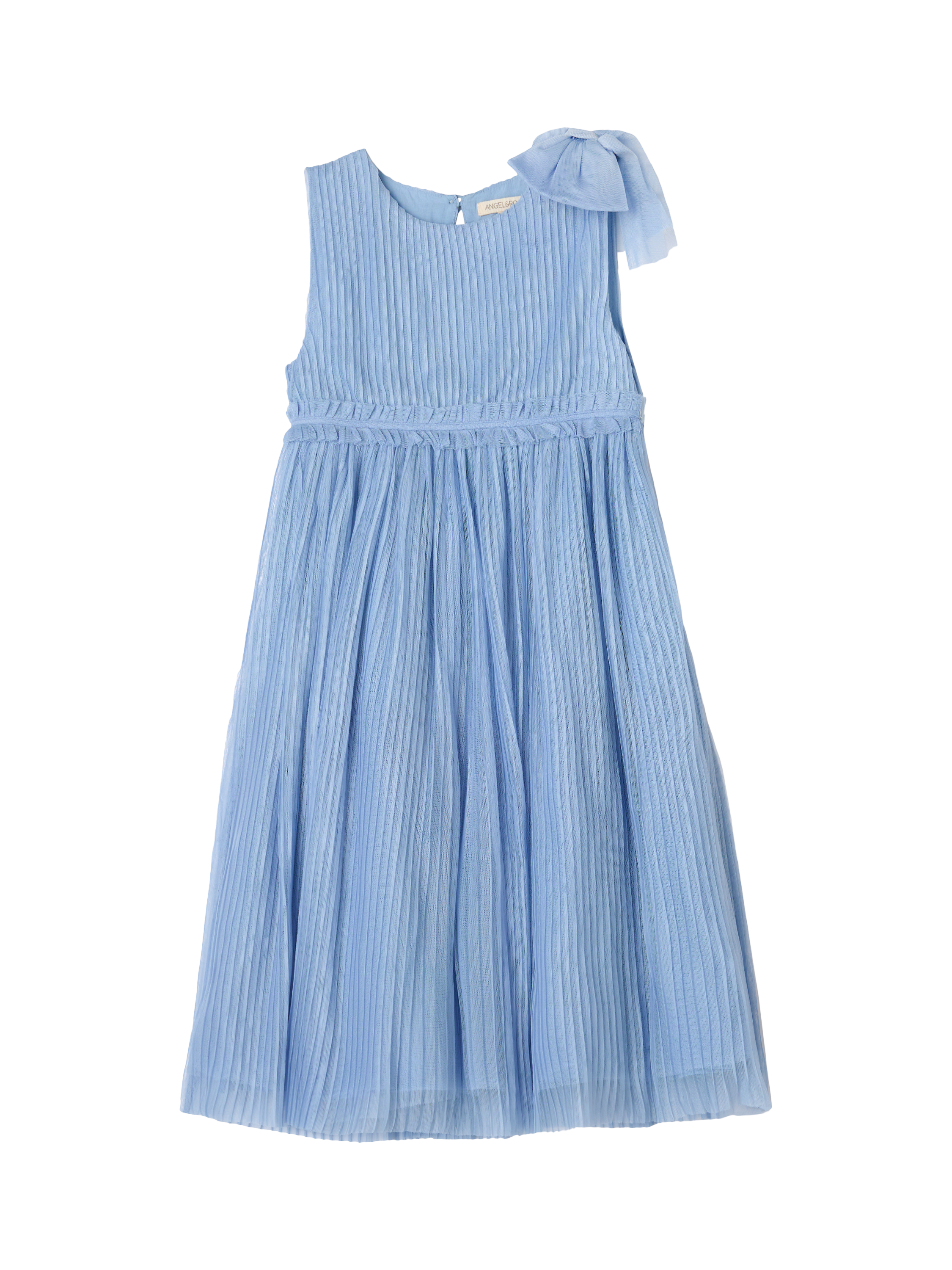 Angel & Rocket Kids' Tulle Bow Dress, Blue