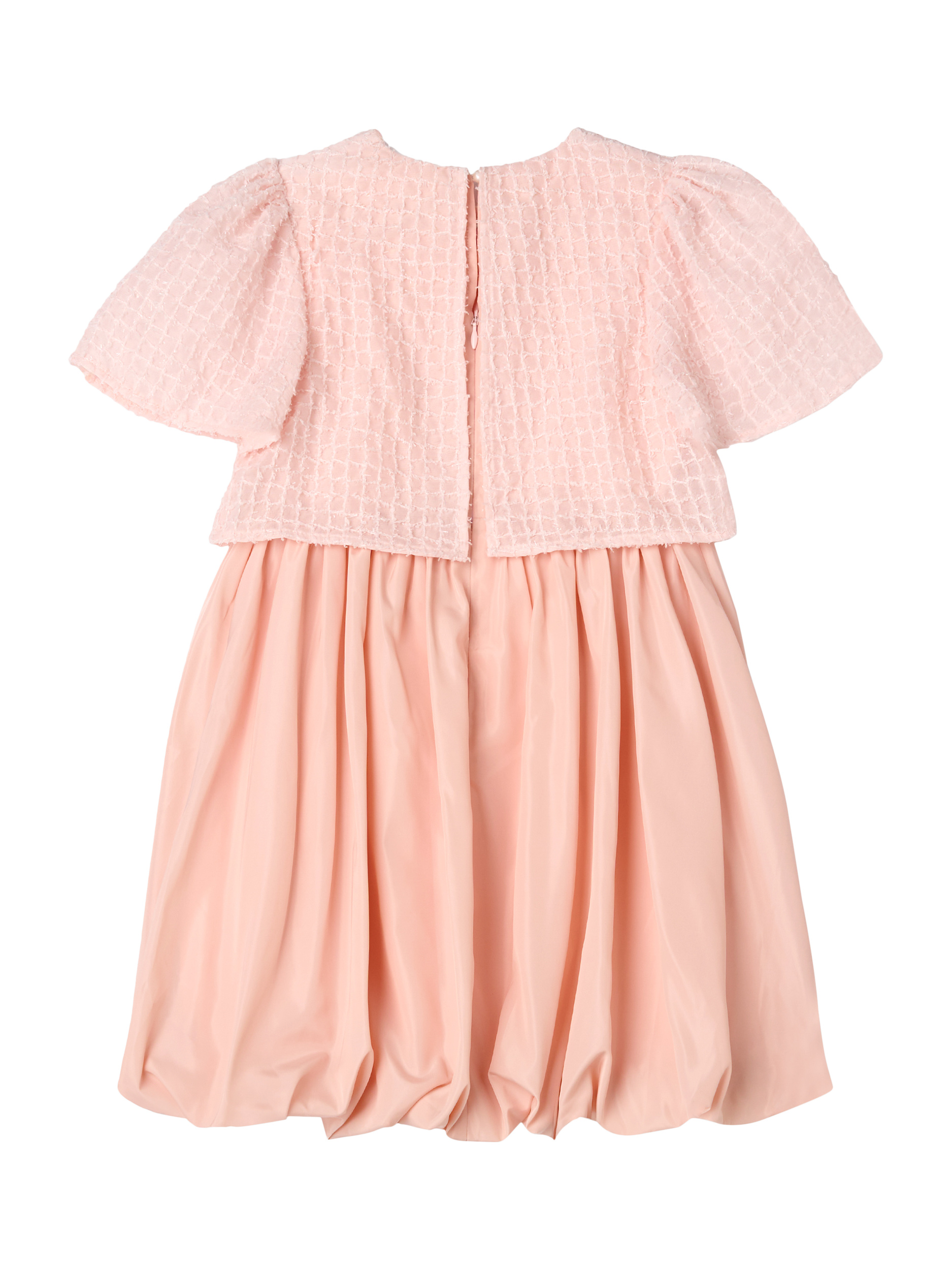 Product image 6 of 7, which shows Angel & Rocket Kids' Puffball Dress, Pink, 2 years