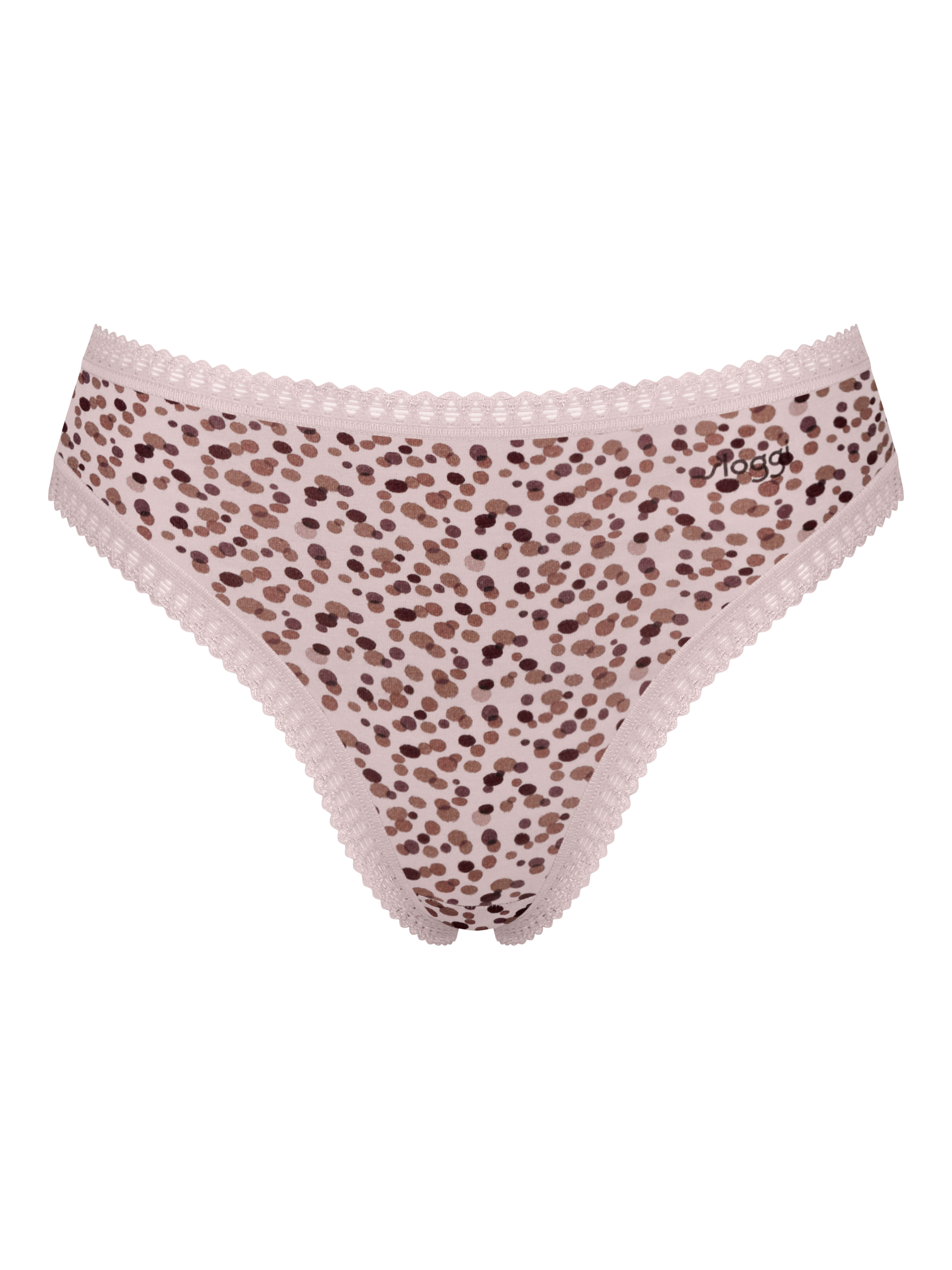 Product image 8 of 8, which shows sloggi GO Crush Organic Cotton High Leg Knickers, Multiple Colours 1, L
