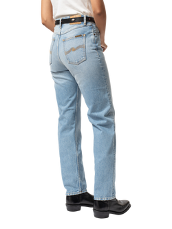 Nudie Jeans Lofty Lo Straight Jeans, Light Blue - view 2, Light Blue