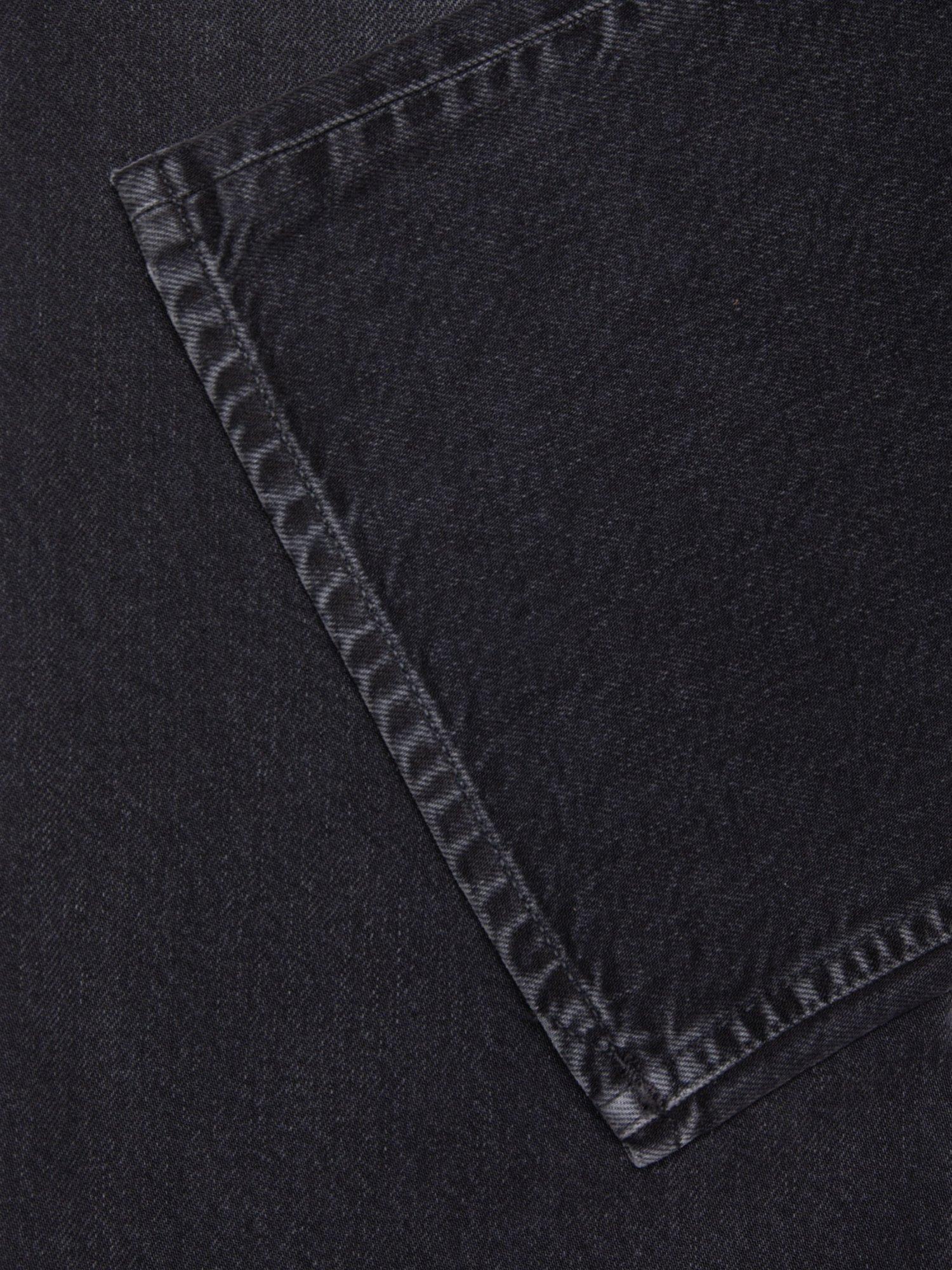 Product image 8 of 9, which shows Nudie Jeans Heidi Wide Leg Jeans, Black, W24/L30