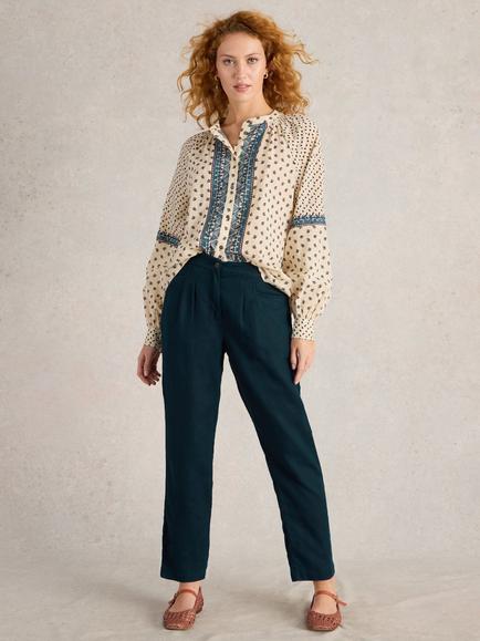 White Stuff Rowena Trousers, Dark Navy