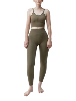 Born Living Yoga India Sports Bra, Walnut, Walnut