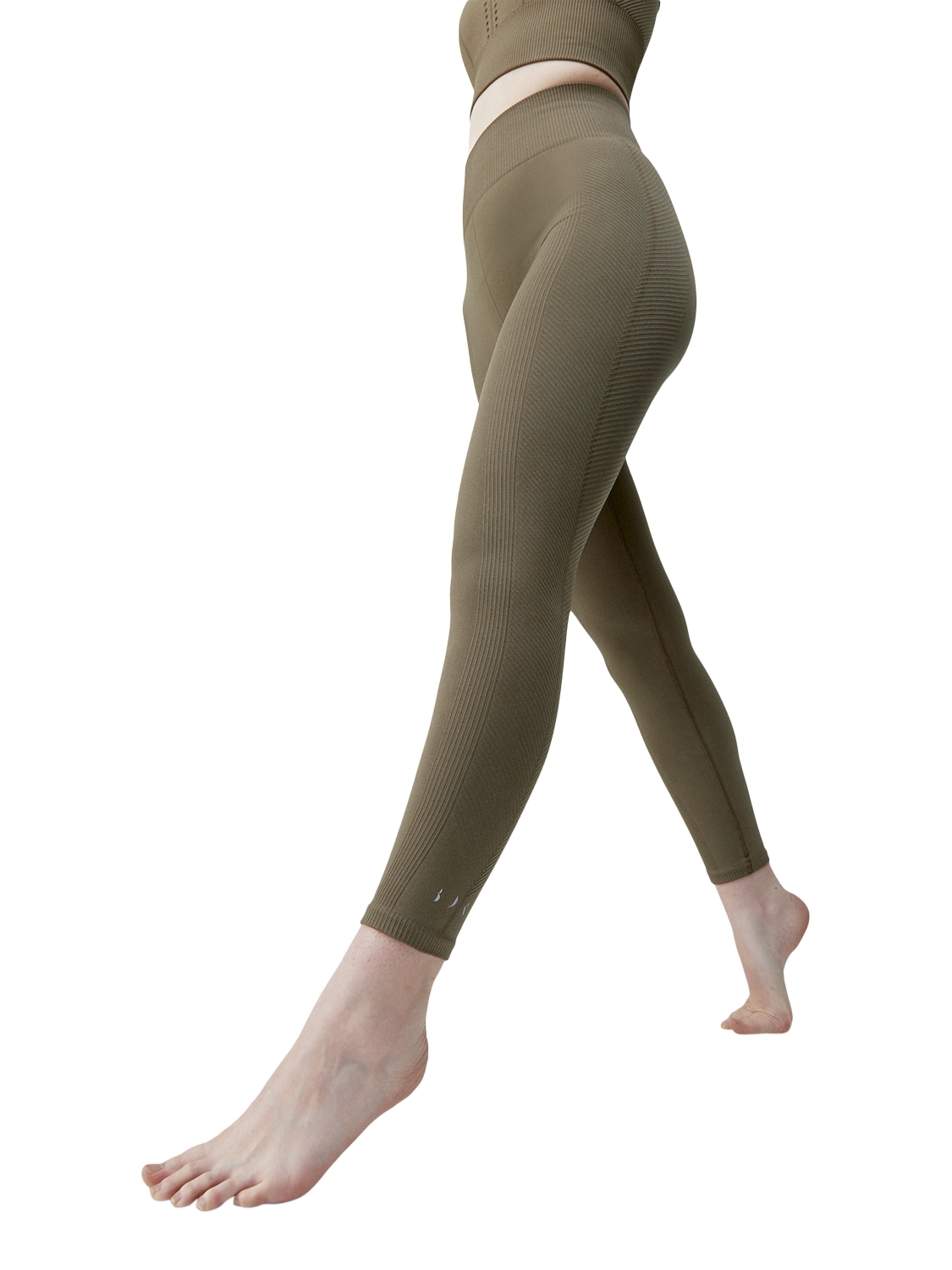 Product image 1 of 5, which shows Born Living Yoga India Leggings, Walnut, S