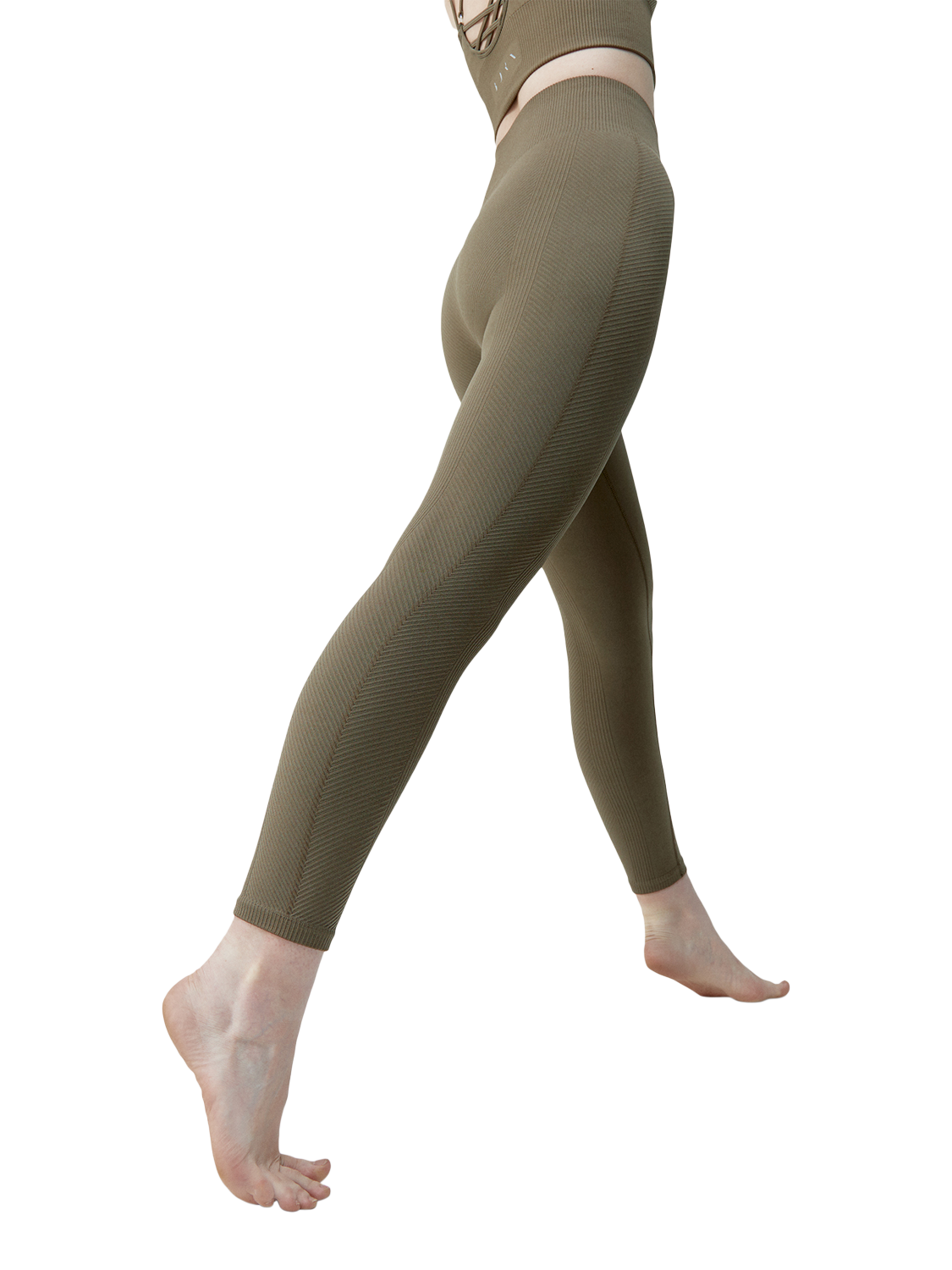 Product image 2 of 5, which shows Born Living Yoga India Leggings, Walnut, S