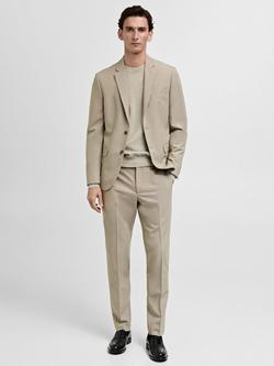 Mango Paris Super Slim Fit Blazer - view 2, Light Beige