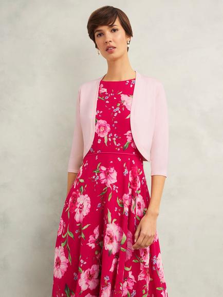 Hobbs Carrie Bolero, Pale Pink