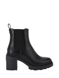 Carvela Boulder Block Heel Ankle Boots, Black, Black