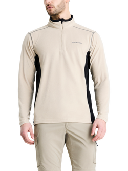 Columbia Men's Klamath Range II Super-Light Fleece Jacket, Beige/Black