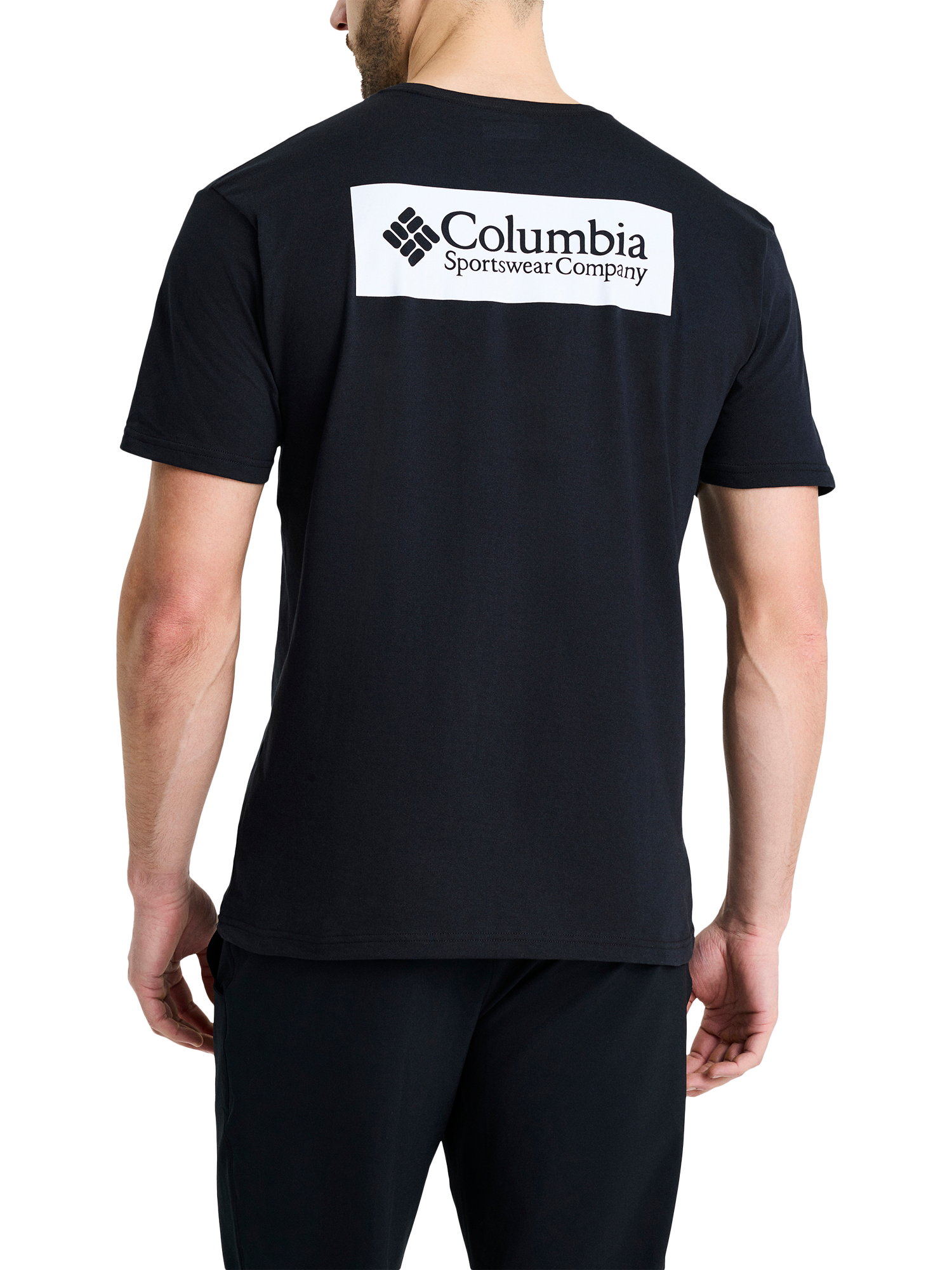 Product image 2 of 6, which shows Columbia Men's North Cascades Short Sleeve T-Shirt, Black, S