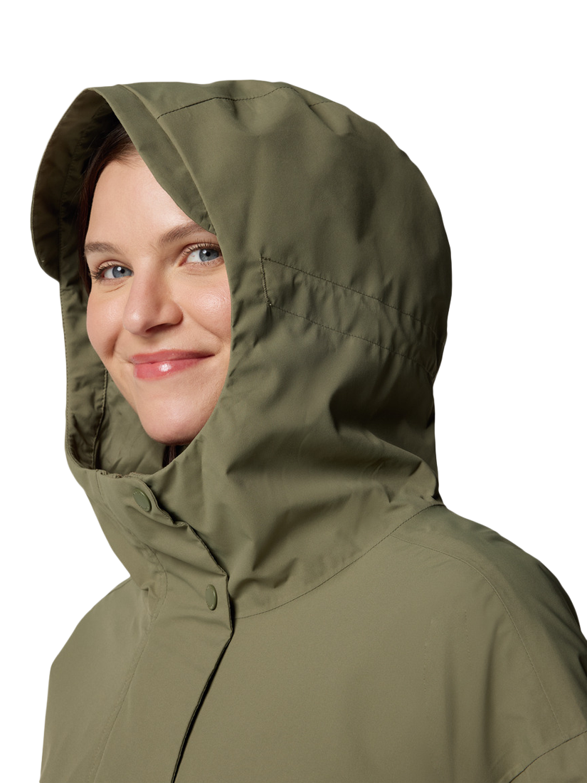 Product image 3 of 5, which shows Columbia Women's Here and There III Trench Jacket, Stone Green, S