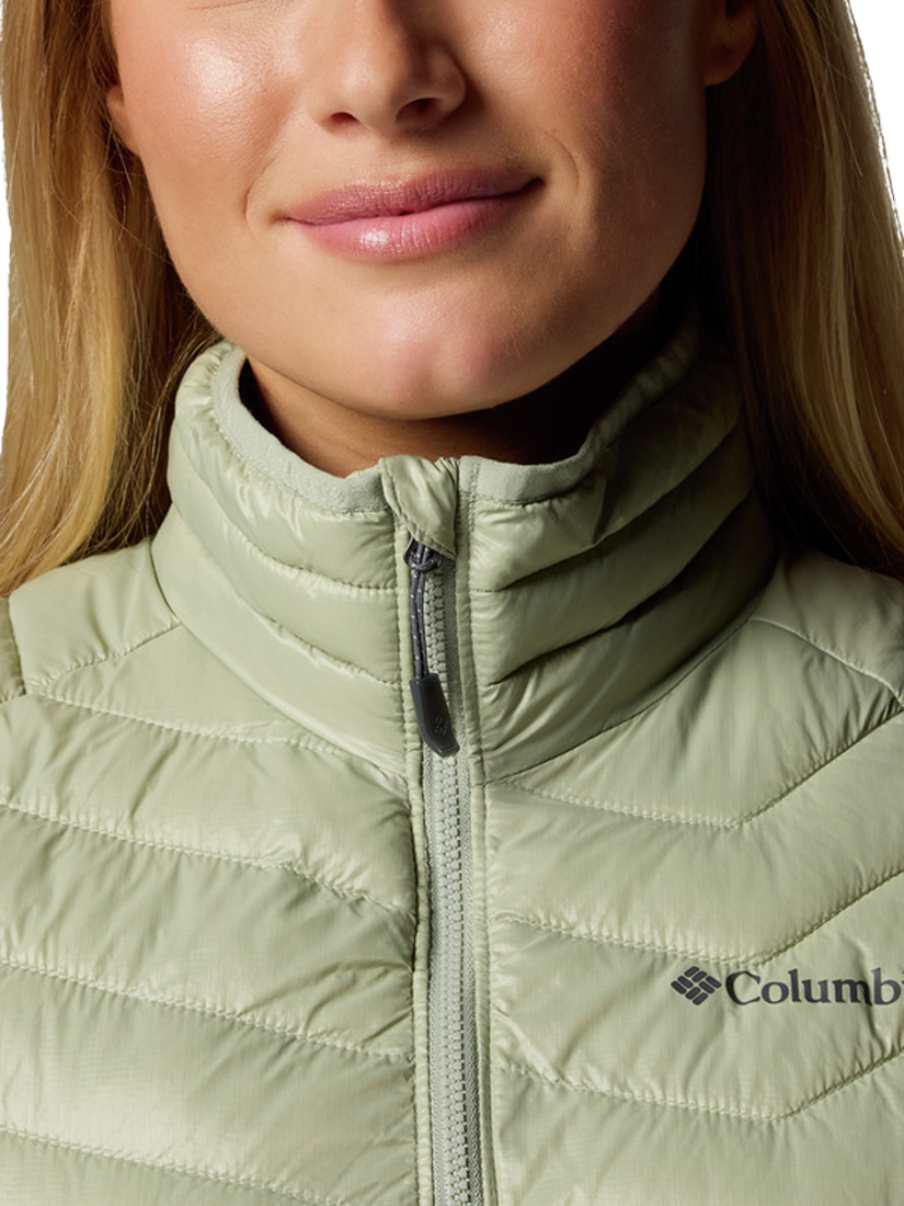 Product image 2 of 4, which shows Columbia Women's Power Pass II Hybrid Gilet, Safari/Stone, S