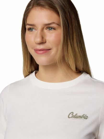 Columbia Women's Rolling Bend Graphic T-Shirt - view 2, Salt/Timbe