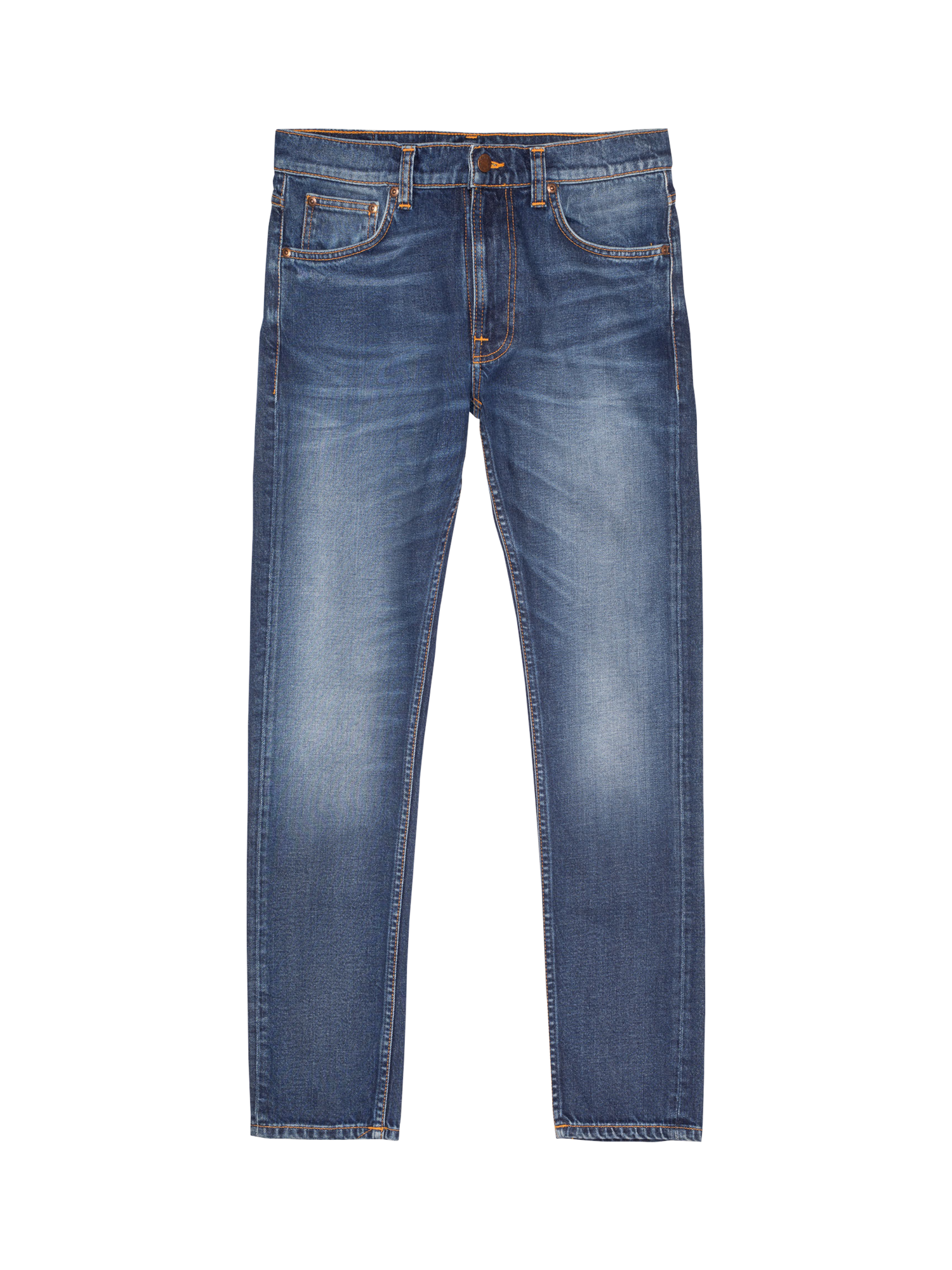 Product image 1 of 7, which shows Nudie Jeans Slim Tapered Fit Jeans, Blue, 30S