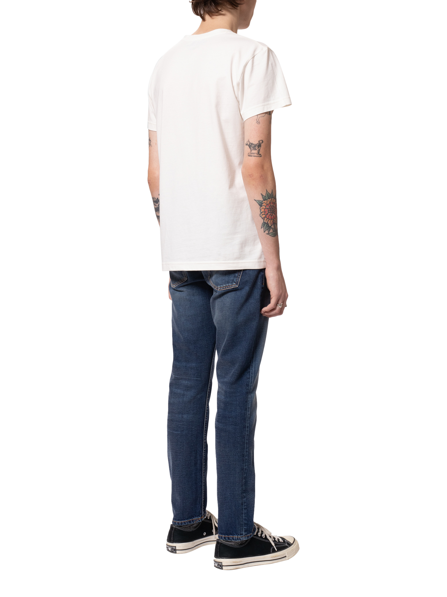 Product image 4 of 7, which shows Nudie Jeans Slim Tapered Fit Jeans, Blue, 30S