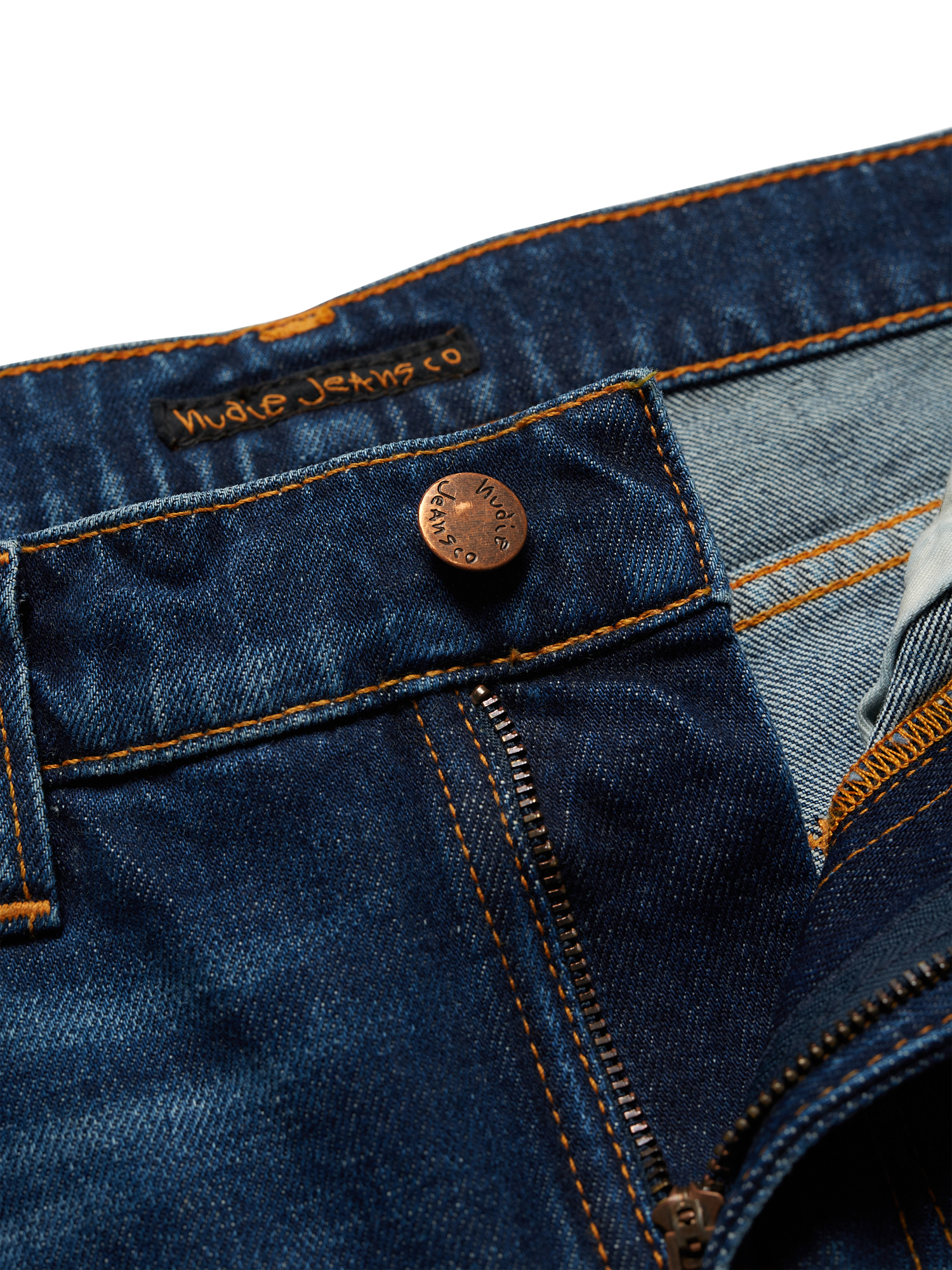 Product image 7 of 7, which shows Nudie Jeans Slim Tapered Fit Jeans, Blue, 30S