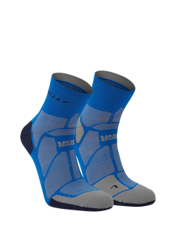 Hilly Ankle Running Socks, Cobalt/Iron - view 2, Cobalt/Iron