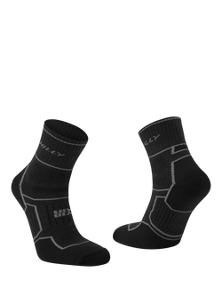 Hilly Twin Skin Anklet Running Socks, Black, Black
