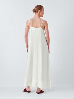 John Lewis Placement Bloom Spaghetti Straps Cami Midi Dress, Off White - view 2, Off White