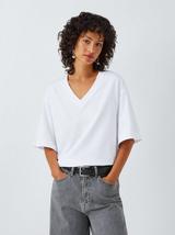 White V-Neck