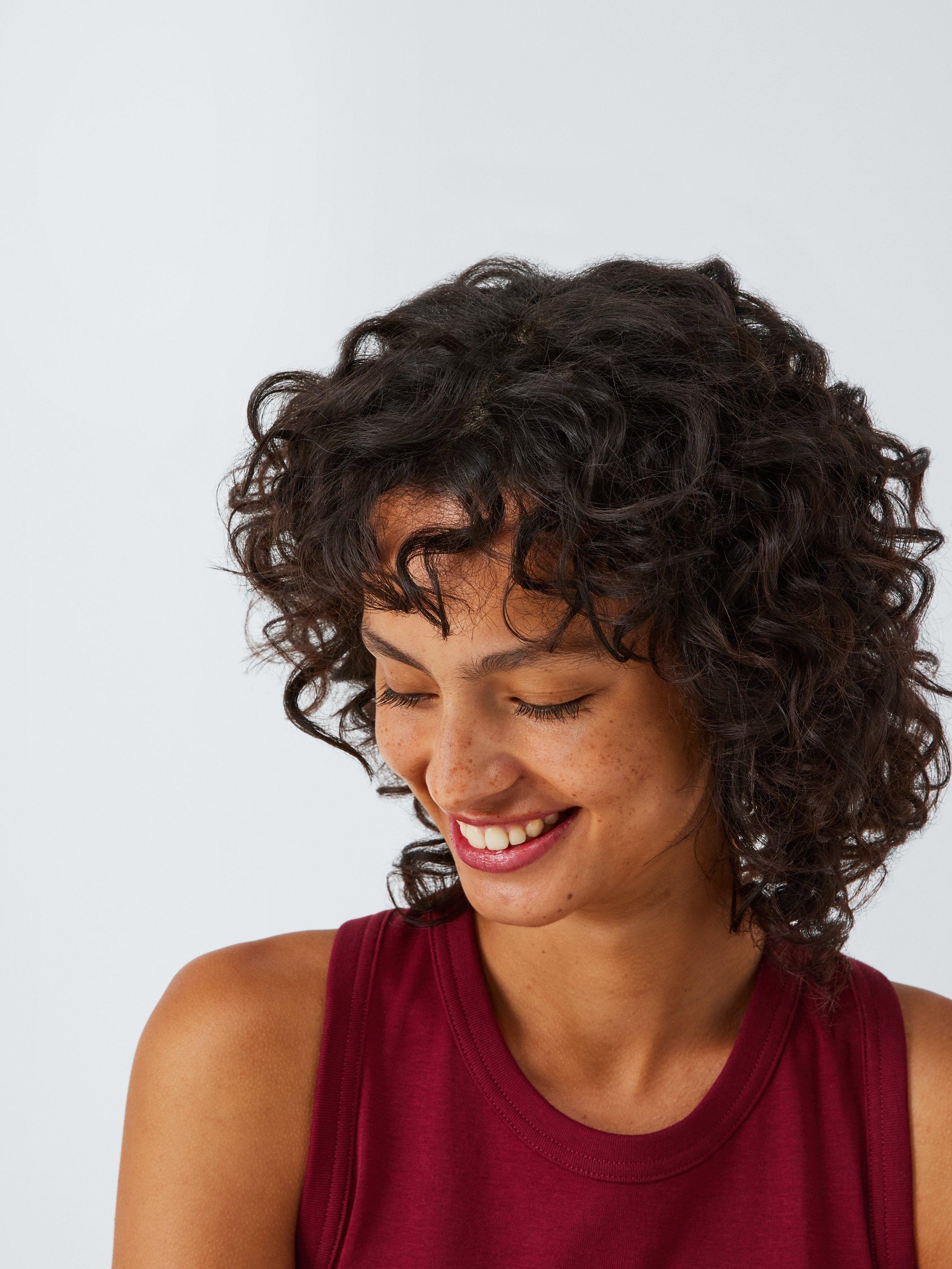 Product image 6 of 6, which shows John Lewis Cotton Sleeveless Tank Top, Burgundy, 6