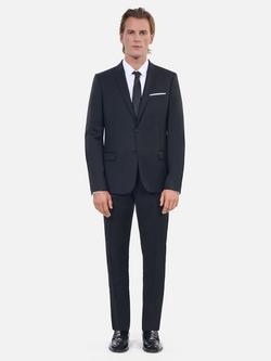 THE KOOPLES Wool Tailored Fit Suit Jacket, Black, Black