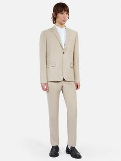 THE KOOPLES Veste Single Breasted Wool Jacket, Beige - view 2, Beige