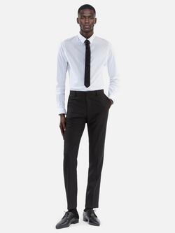 THE KOOPLES Cotton Blend Regular Fit Shirt, White, White