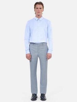 THE KOOPLES Straight Leg Wool Suit Trousers, Blue - view 2, Blue