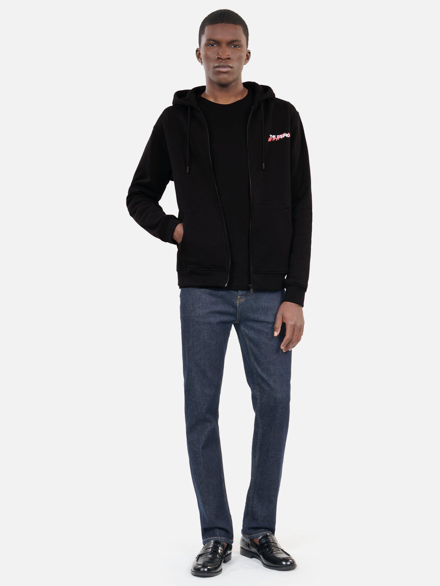 Product image 1 of 6, which shows THE KOOPLES Cotton Blend Hoodie, Black, L