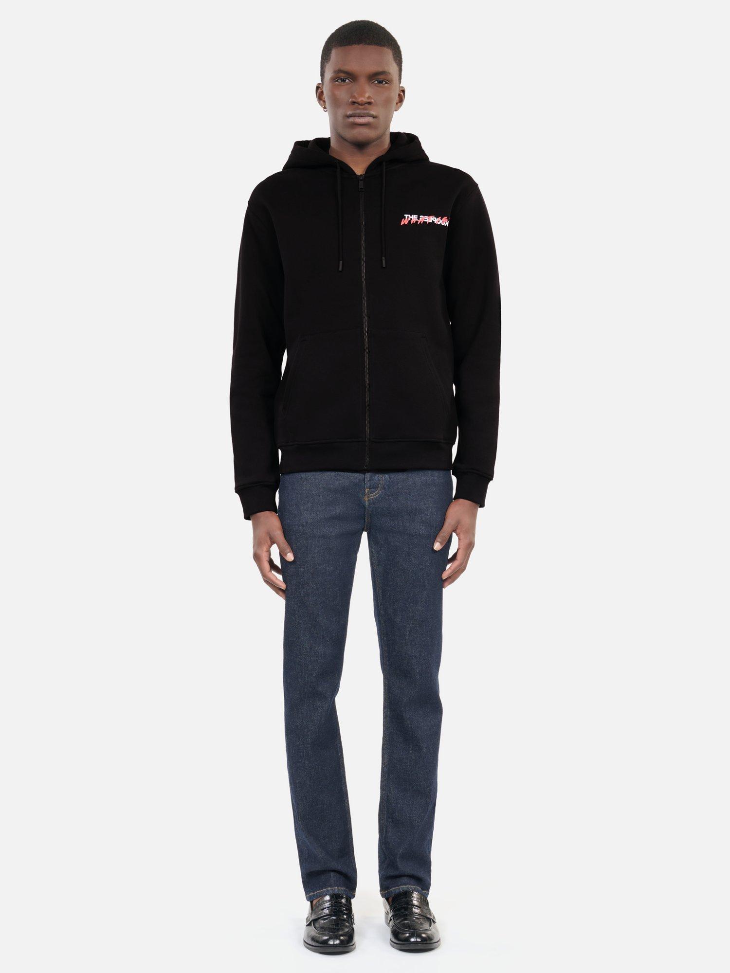Product image 2 of 6, which shows THE KOOPLES Cotton Blend Hoodie, Black, L