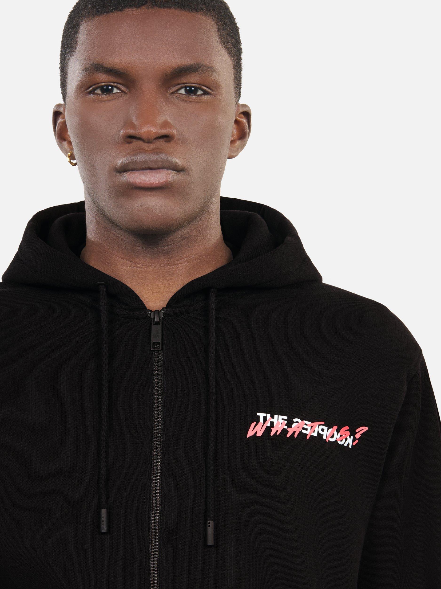 Product image 5 of 6, which shows THE KOOPLES Cotton Blend Hoodie, Black, L