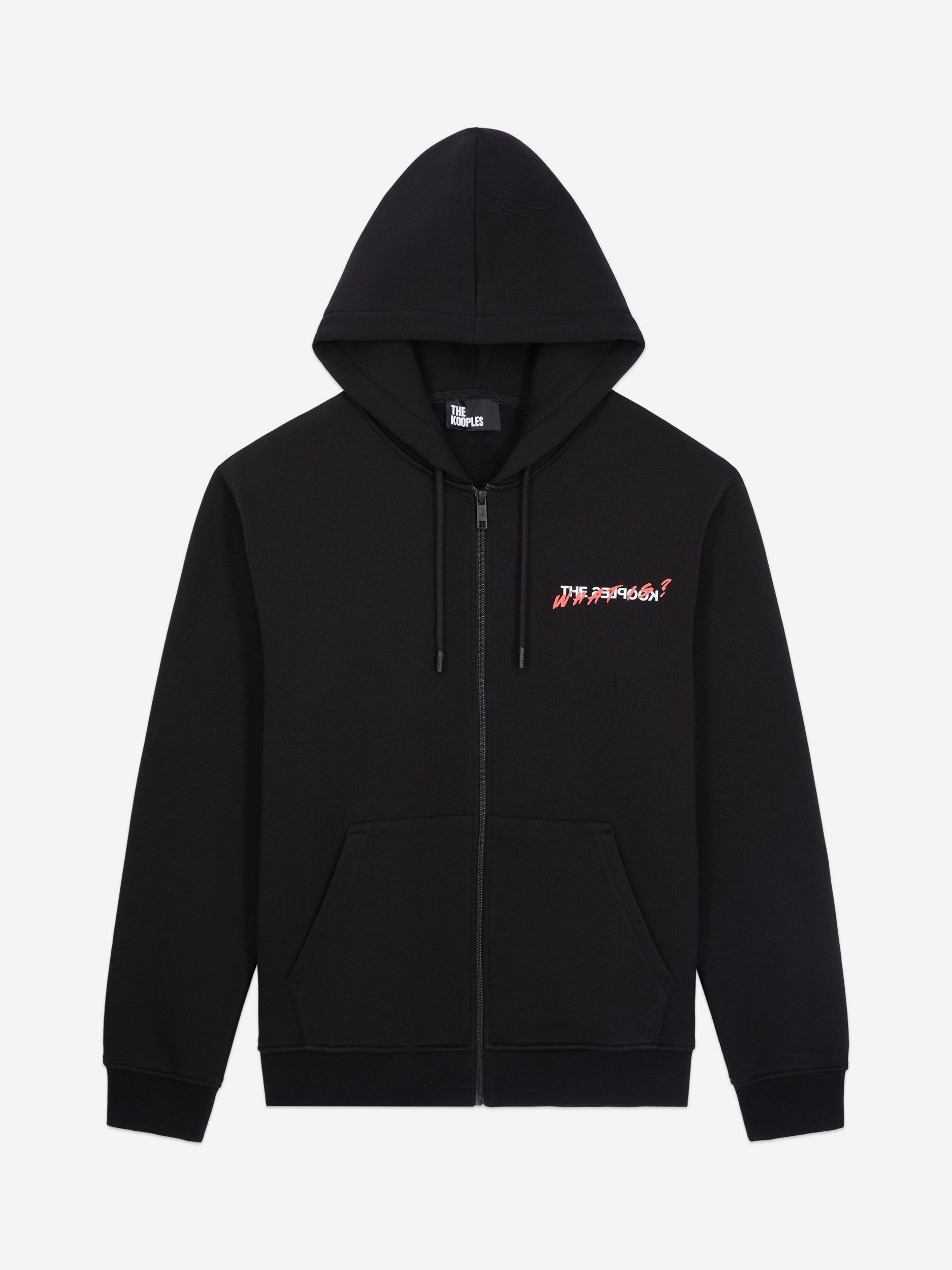 Product image 6 of 6, which shows THE KOOPLES Cotton Blend Hoodie, Black, L