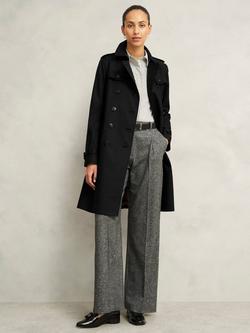 Hobbs Petite Skylar Trench Coat, Black