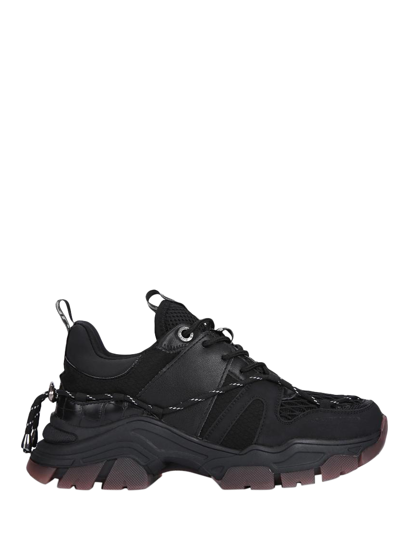 Product image 1 of 1, which shows KG Kurt Geiger Limitless Lace Up Trainers, Black Black, 3