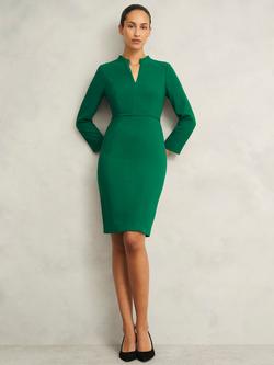 Hobbs Chessie Slim Fit Dress, Verdant Green, Verdant Green